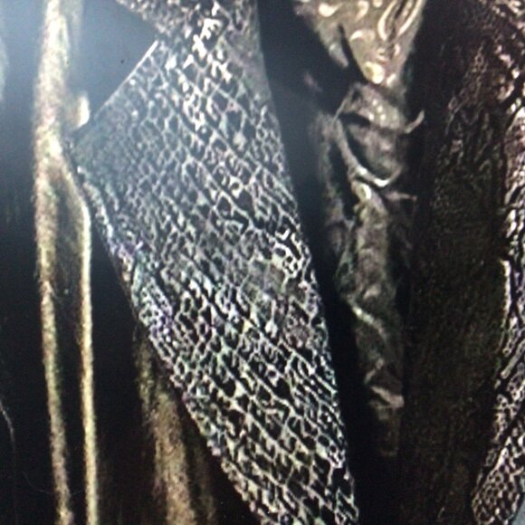 Vintage Global Identity LEATHER coat-M - Picture 6 of 6